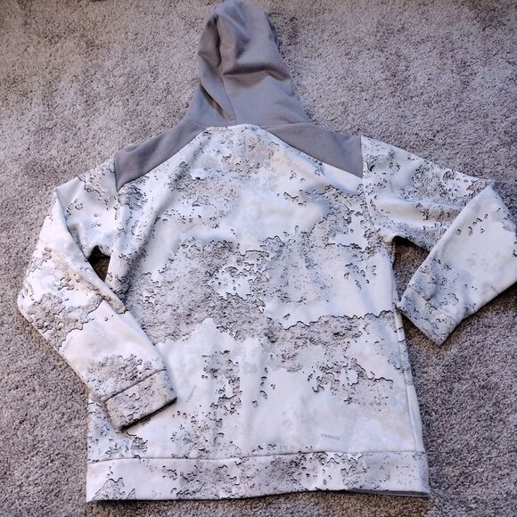 Red Head Mens Gray/White Tundra Print Camouflage Men's Pullover Hoodie Sz M - Picture 7 of 7